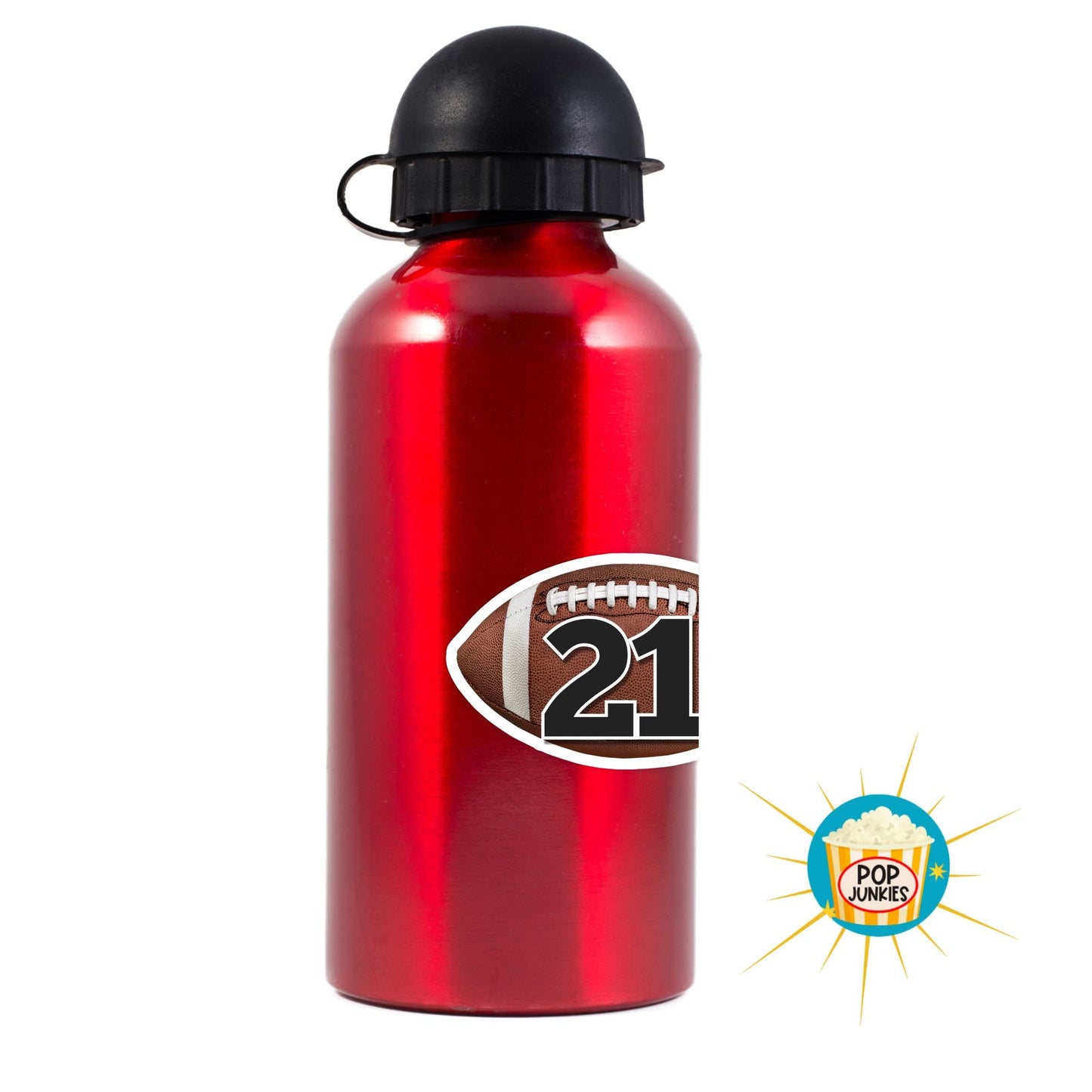 Personalized Football Number Sticker: Custom Sports Decal