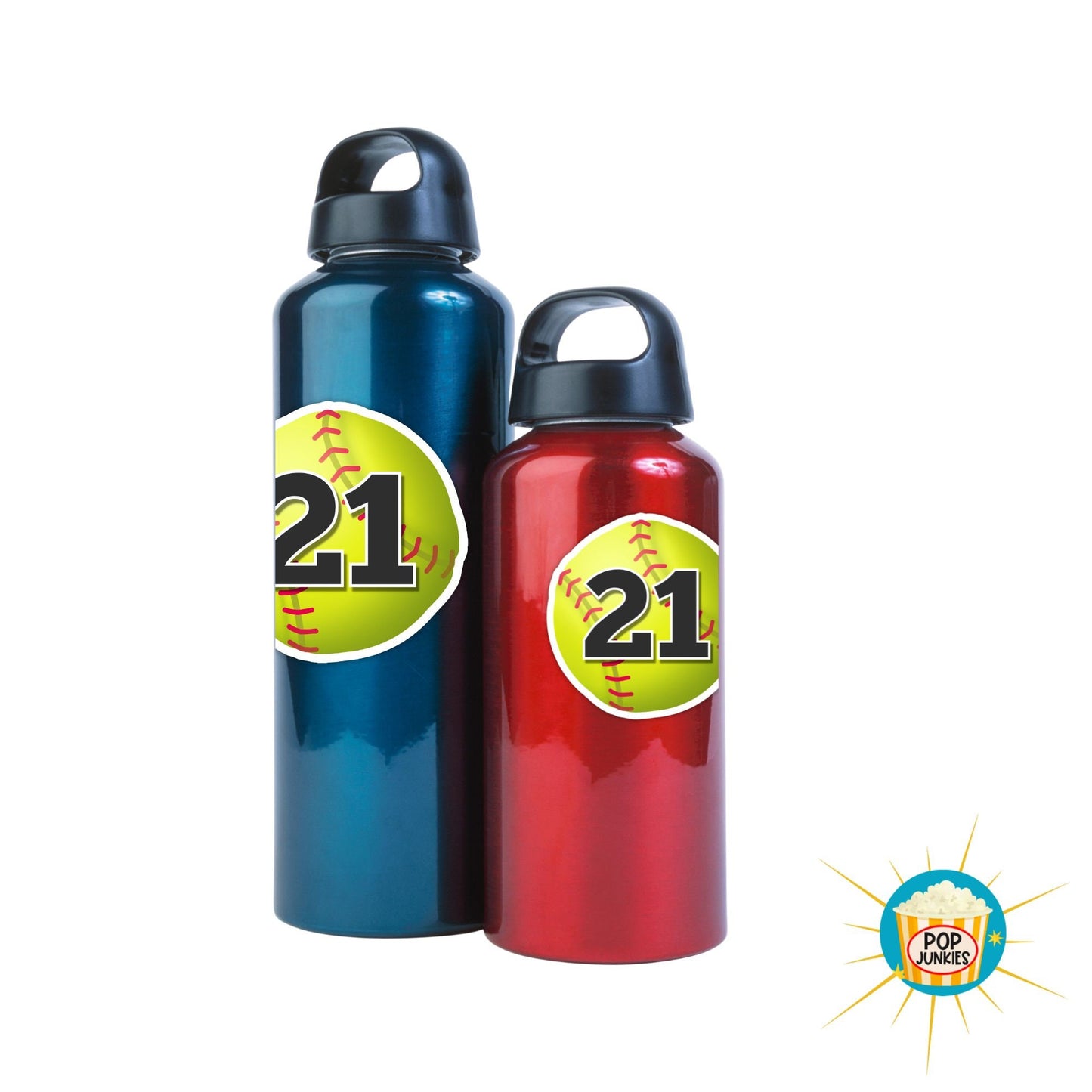 Personalized Softball Number Sticker: Custom Sport Decal