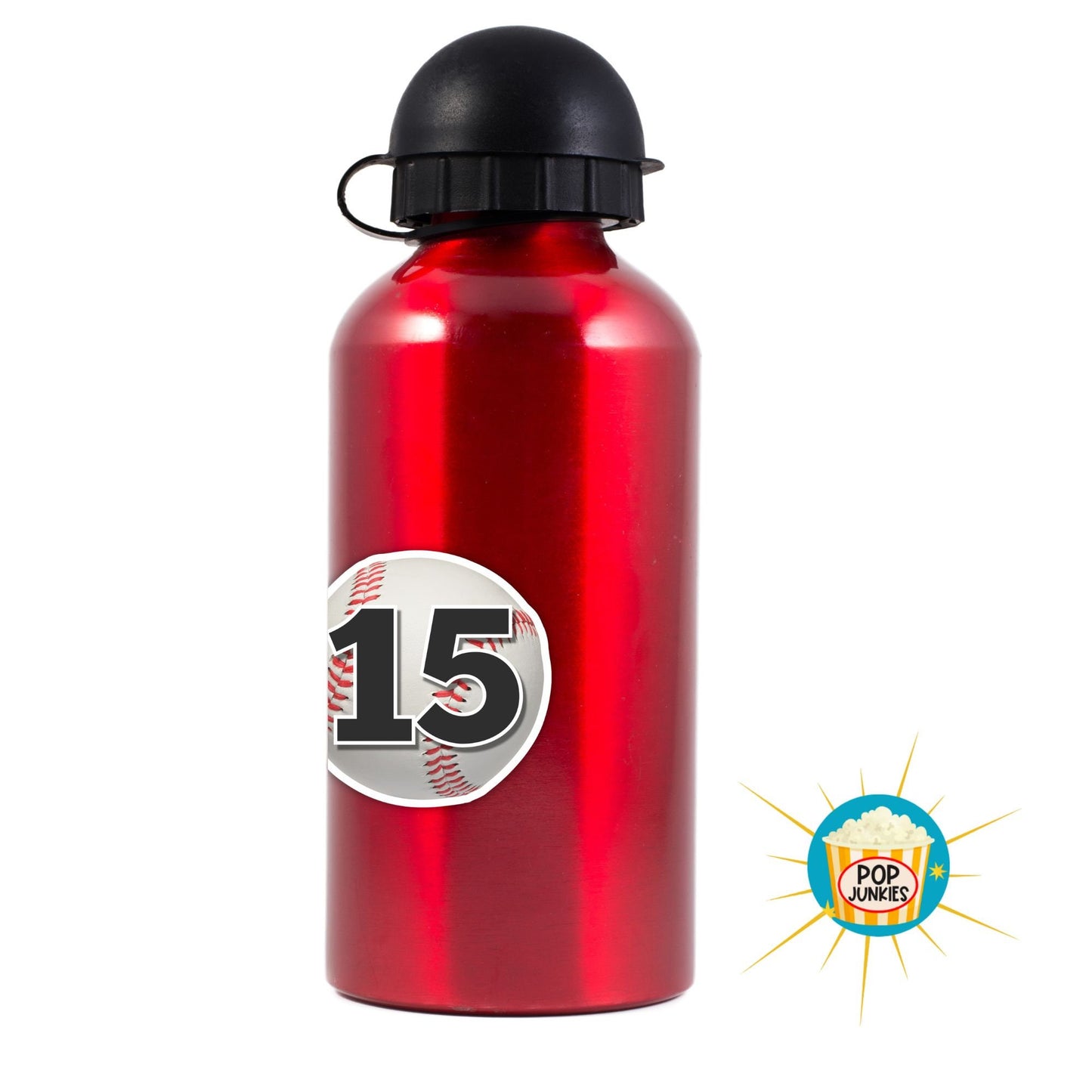 Personalized Baseball Number Sticker: Custom Sports Decal