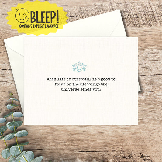 Unconventional card for friend, gift for friend, funny greeting card for friend