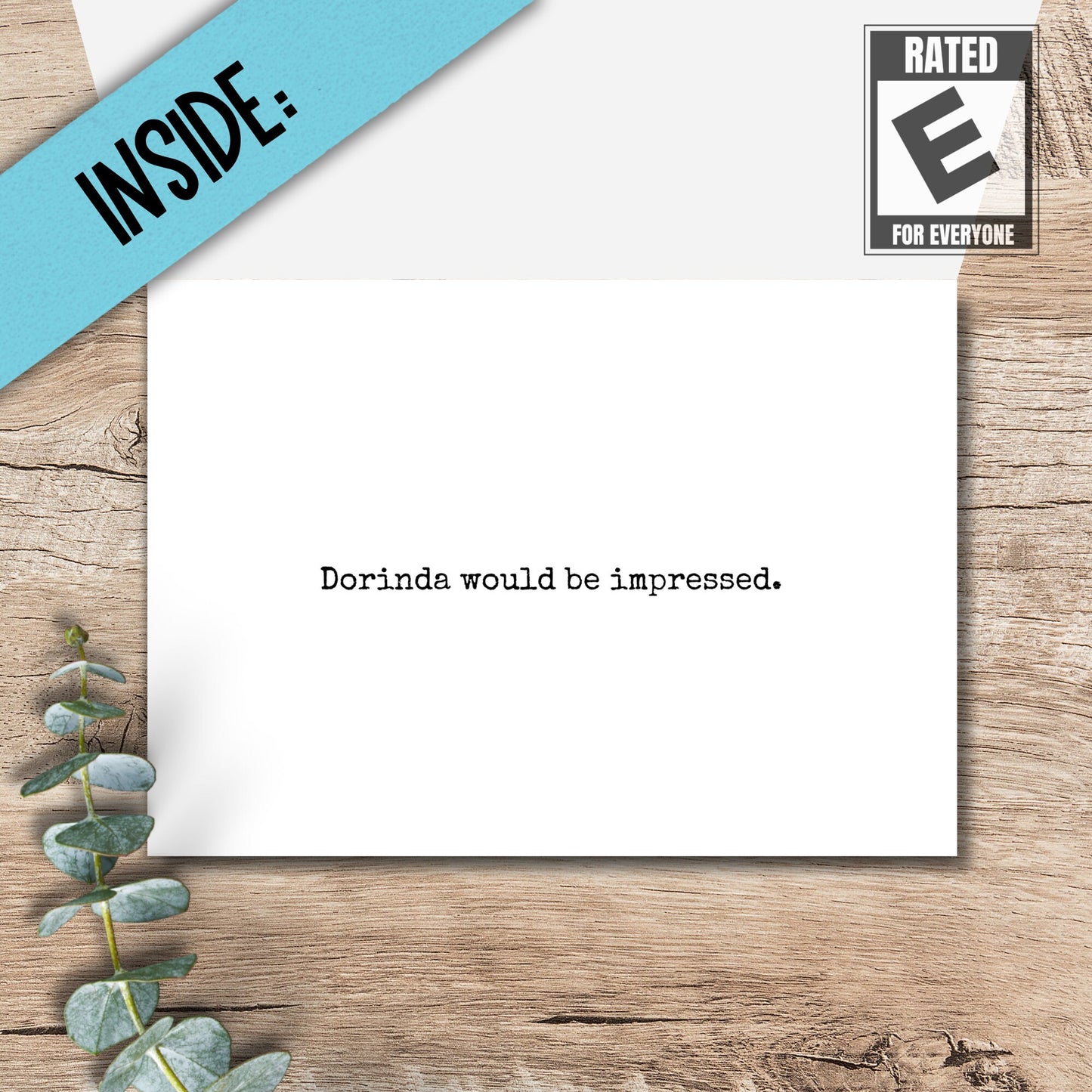 Dorinda Medley 'I Made it Nice' Thank You Card - Bravo TV