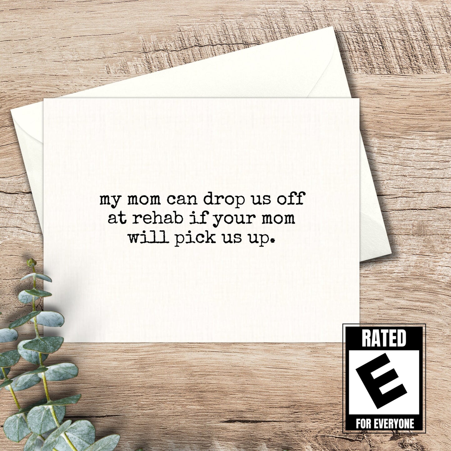 humorous card for best friend / funny card for adult / bestie / snarky card / just because / drinking buddy / friendship card