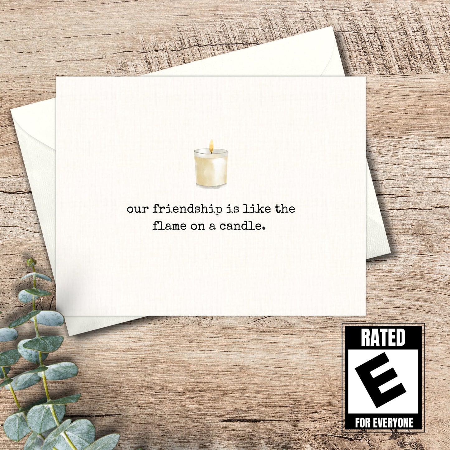 Funny Friendship Card: Snarky Humor, Burn Your House Down