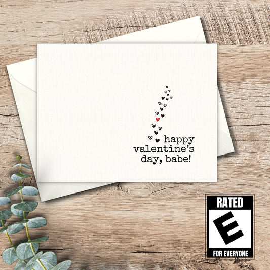 funny valentine card / for him / for her / snarky card / card for husband or wife / sarcastic card / love card