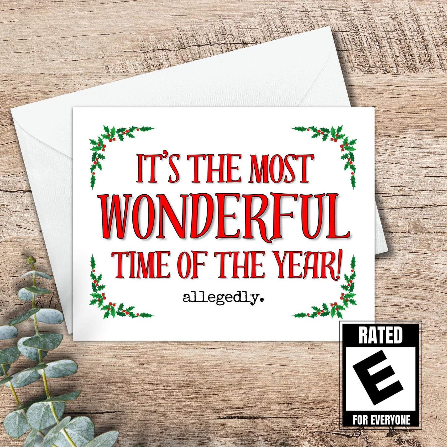 Funny Christmas Card | True Crime, Sarcastic Holiday Humor