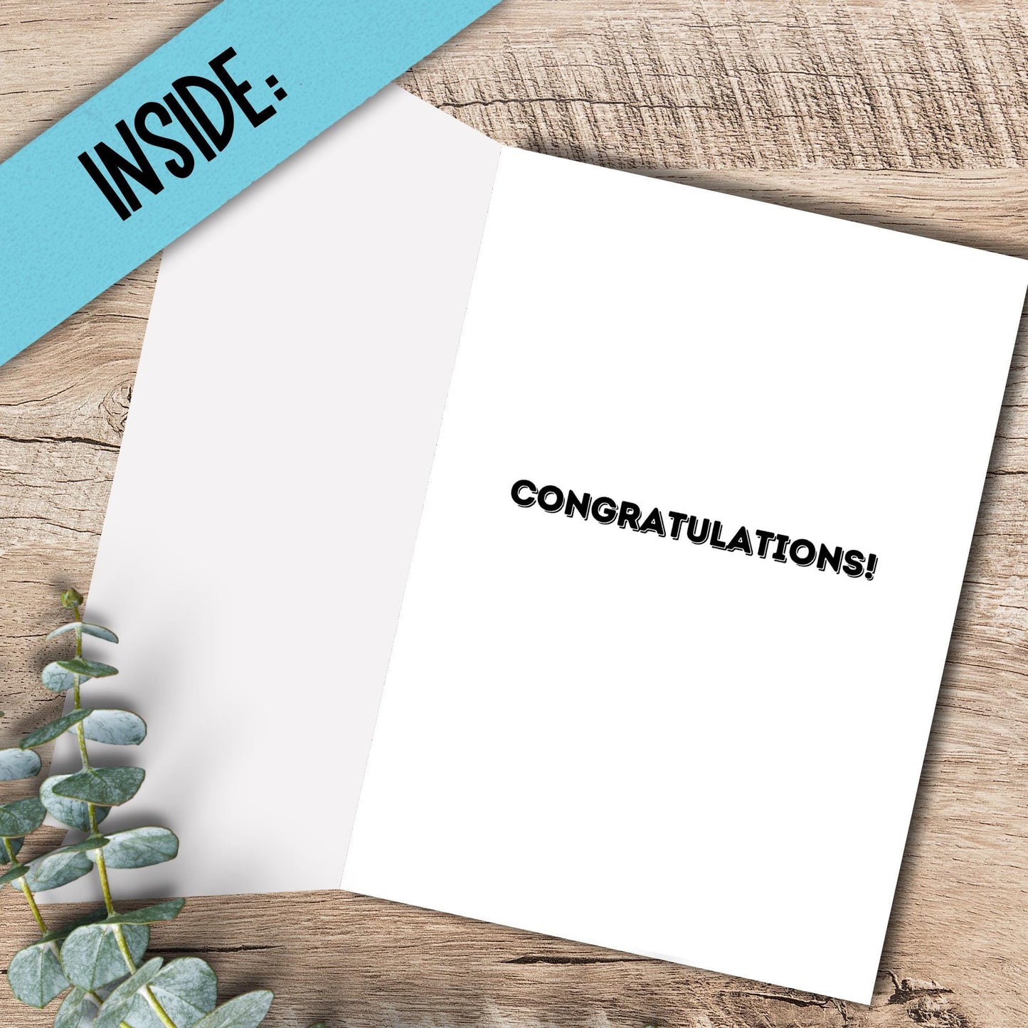 Funny Graduation Card: Snarky Congratulations, Wizard Robe