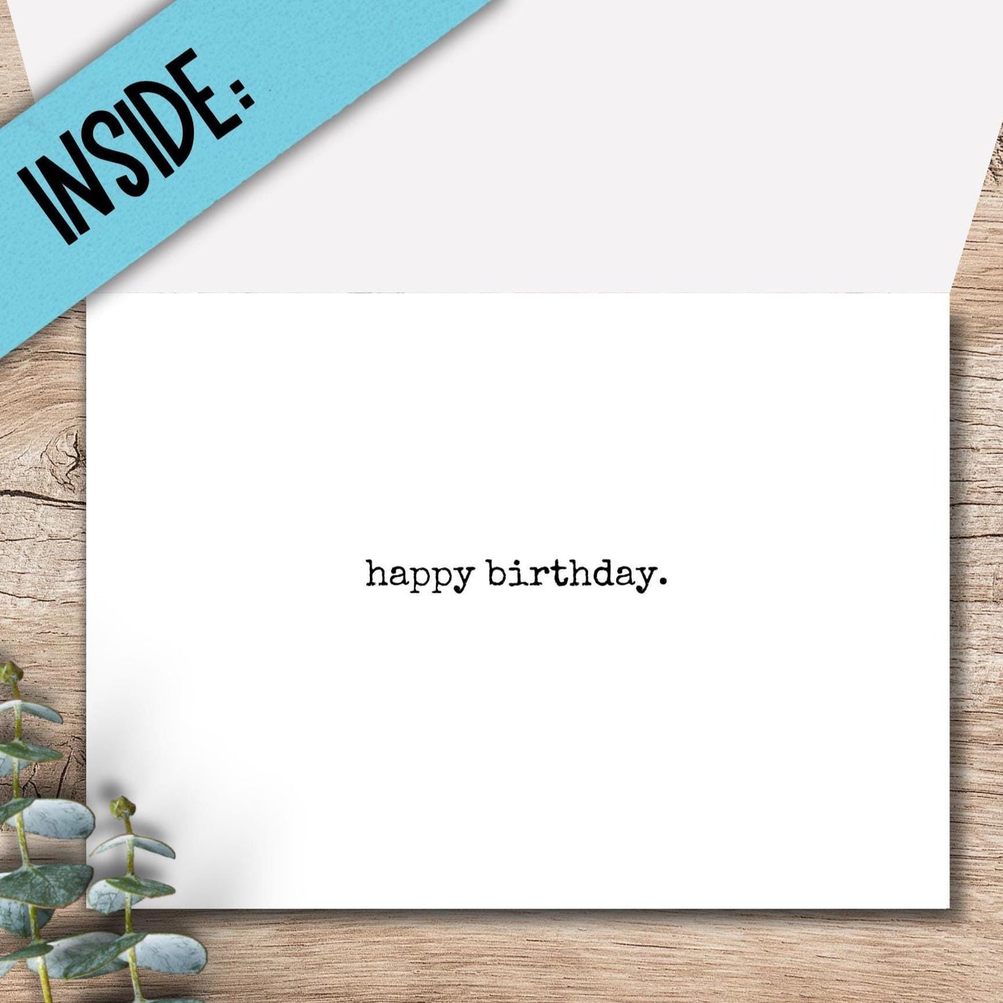 Funny Birthday Card: Snarky Aging Humor - Progressive Lenses