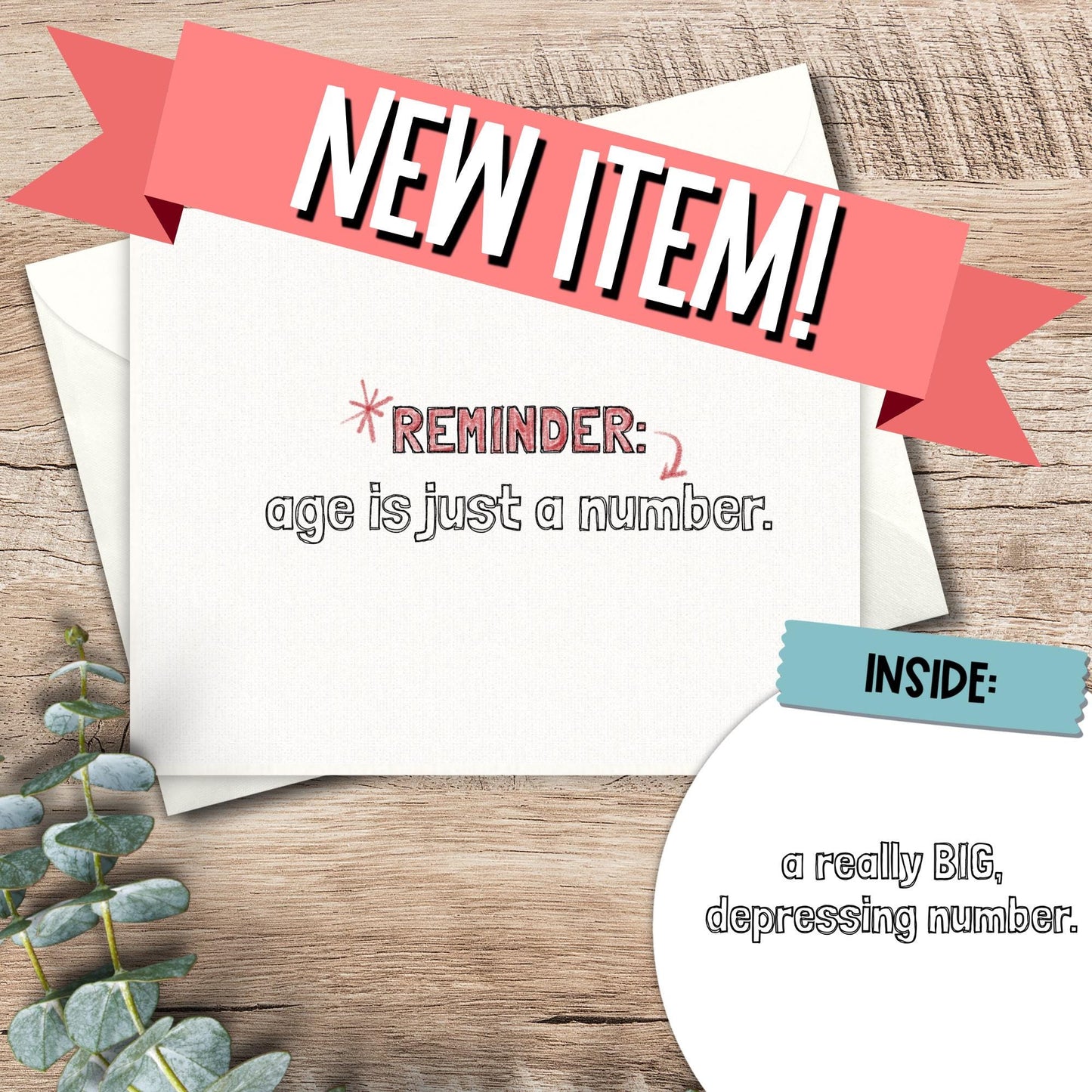 Snarky Birthday Card: Sarcastic Humor for Friend