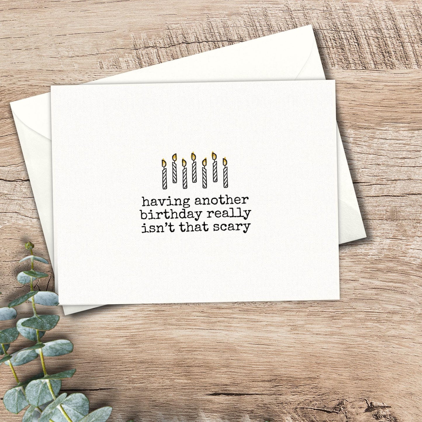 Snarky Birthday Card: Sarcastic Dark Humor for Friend