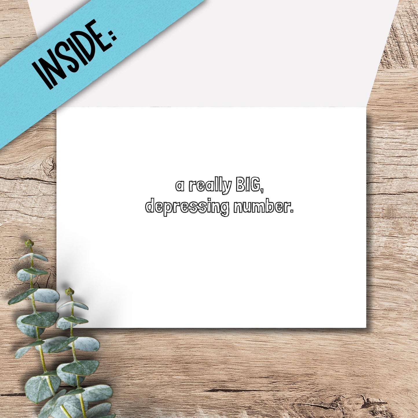 Snarky Birthday Card: Sarcastic Humor for Friend